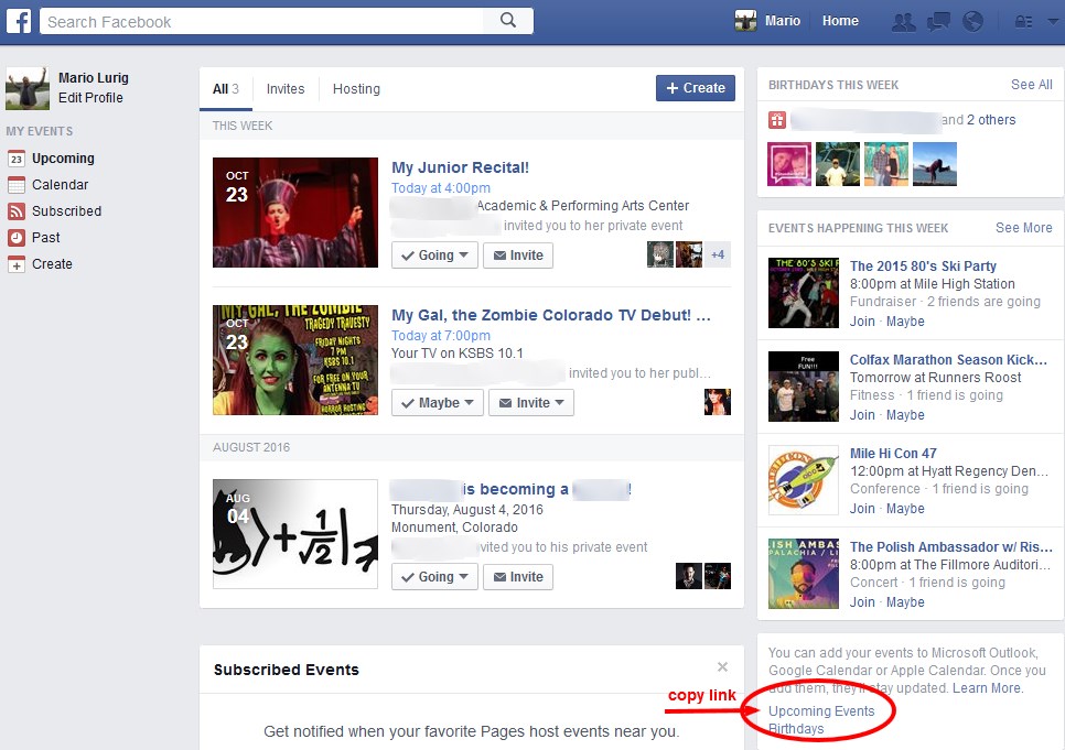 Export Facebook Events To Google Calendar Mario Lurig